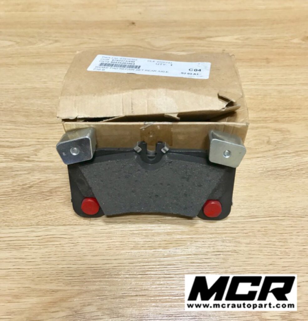 ผ้าเบรคหน้า Porsche Cayenne 955 อะไหล่แท้ จาก MCR Autoparts