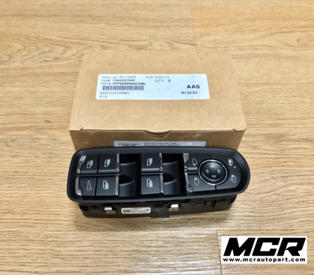 สวิตช์กระจก Porsche Cayenne Hybrid Diesel Turbo อะไหล่แท้ จาก MCR Autoparts
