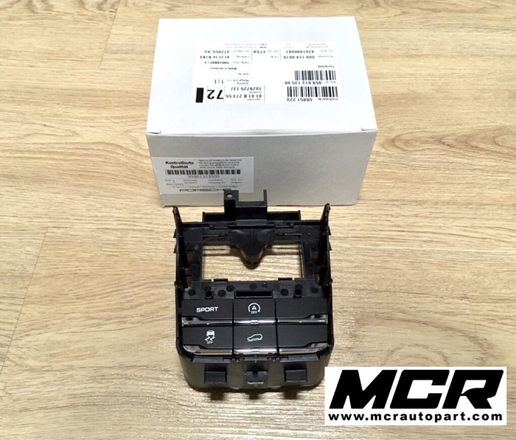 สวิทซ์คอนโซล Porsche Cayenne อะไหล่แท้ จาก MCR Autoparts