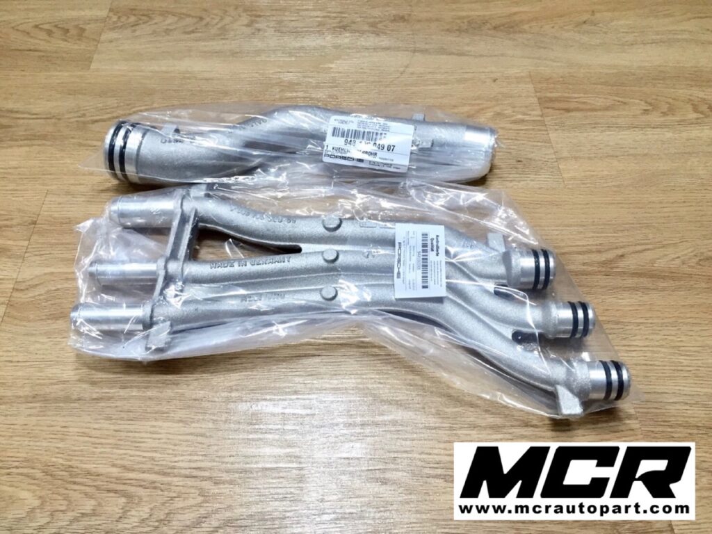 ท่อน้ำอลูมิเนียม Porsche Cayenne 955 อะไหล่แท้ จาก MCR Autoparts