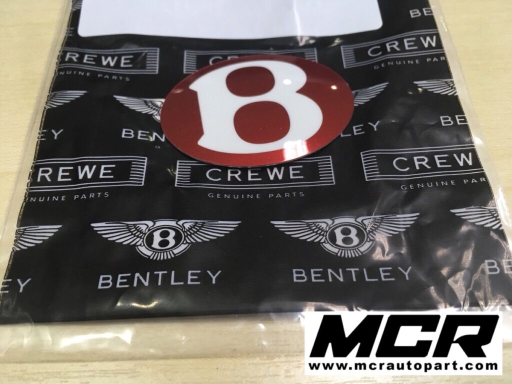 โลโก้ฝากระโปรงหน้า Bentley Continental อะไหล่แท้ จาก MCR Autoparts