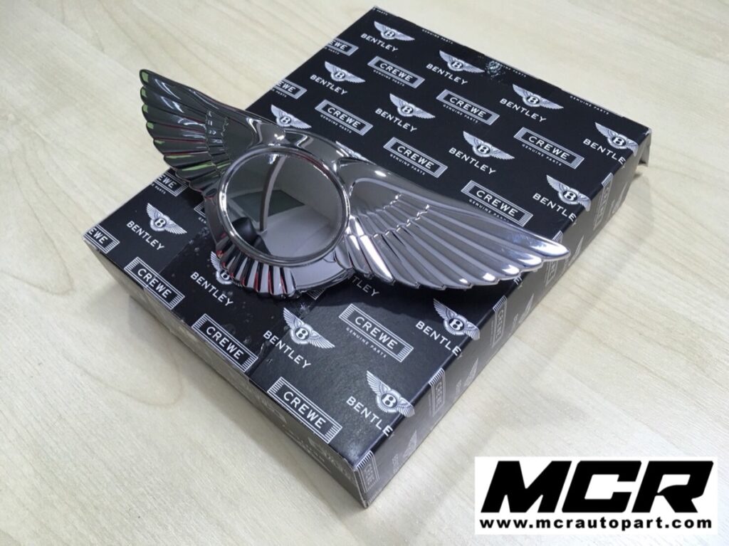โลโก้ฝากระโปรงหน้า Bentley Continental GT อะไหล่แท้ จาก MCR Autoparts