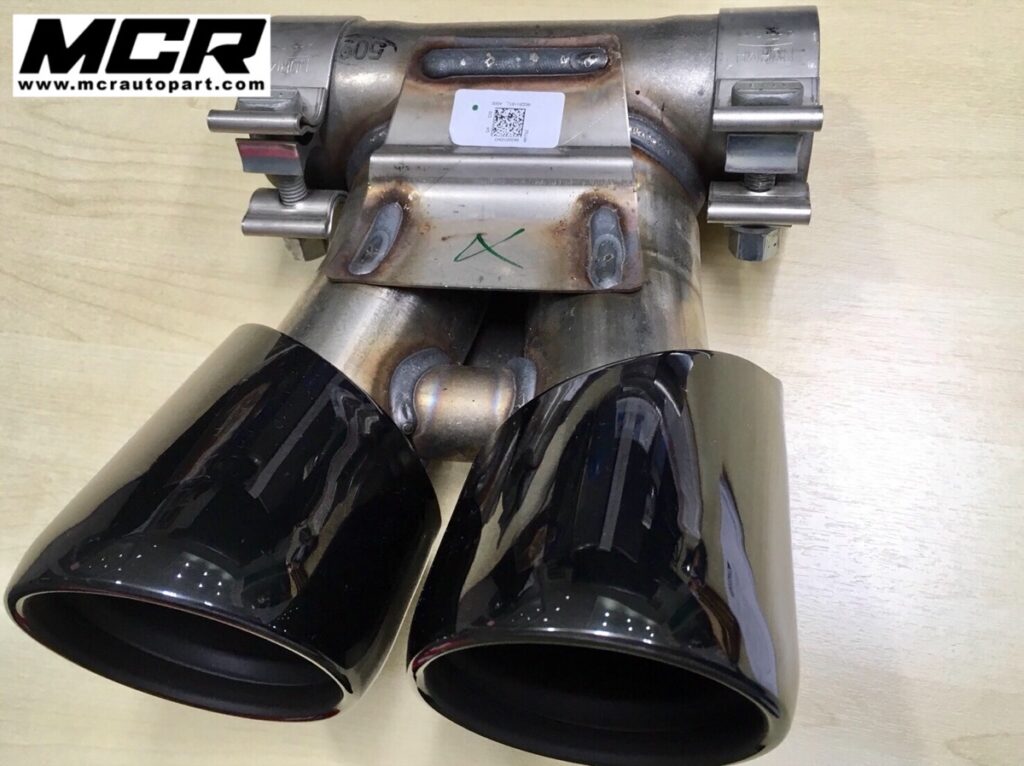 ปลายท่อไอเสีย Porsche Sport Cayman,Boxster 718 อะไหล่แท้ จาก MCR Autoparts