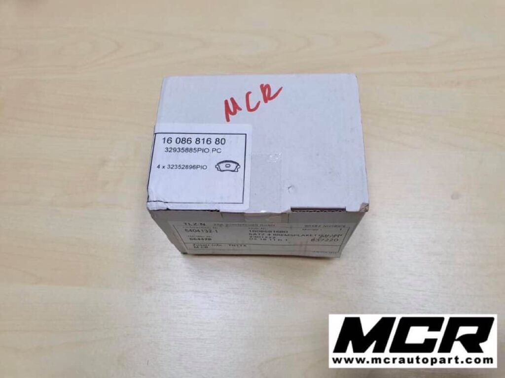 ผ้าเบรคหลัง Peugeot RCZ อะไหล่แท้ จาก MCR Autoparts