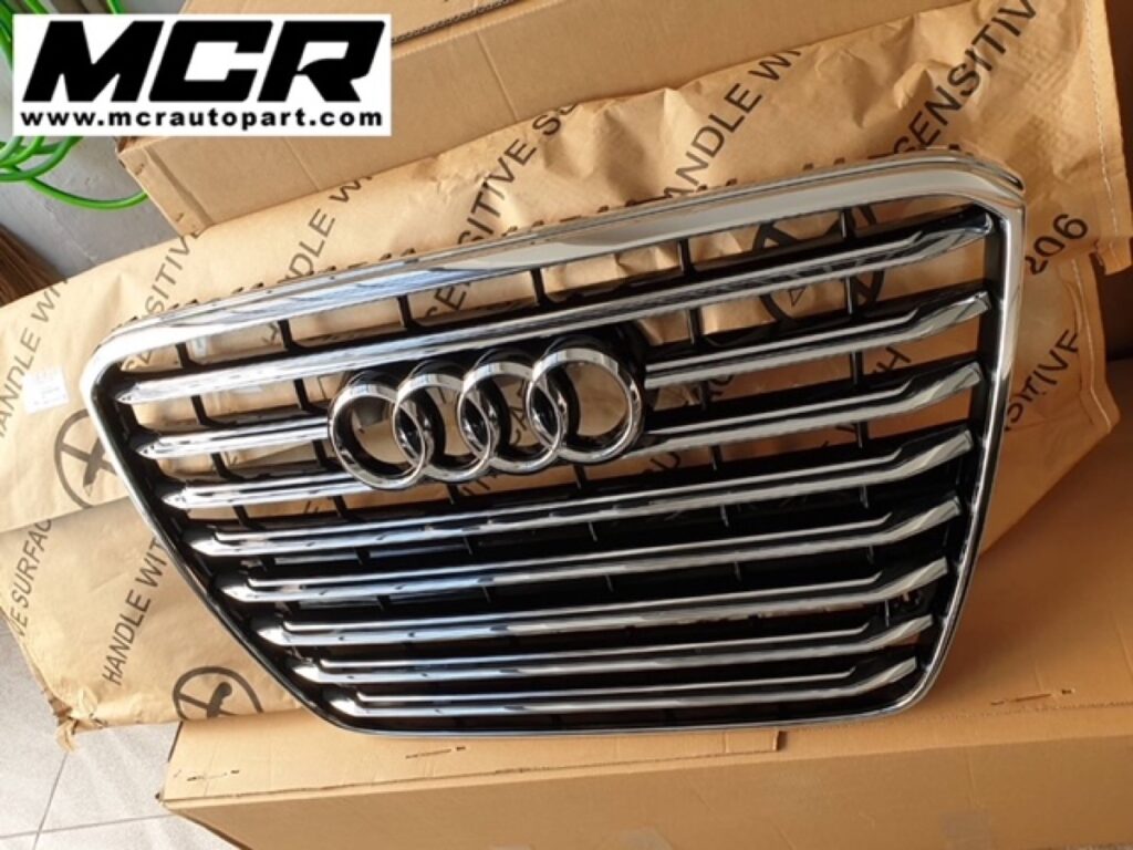กระจังหน้า Audi A8 อะไหล่แท้ จาก MCR Autoparts