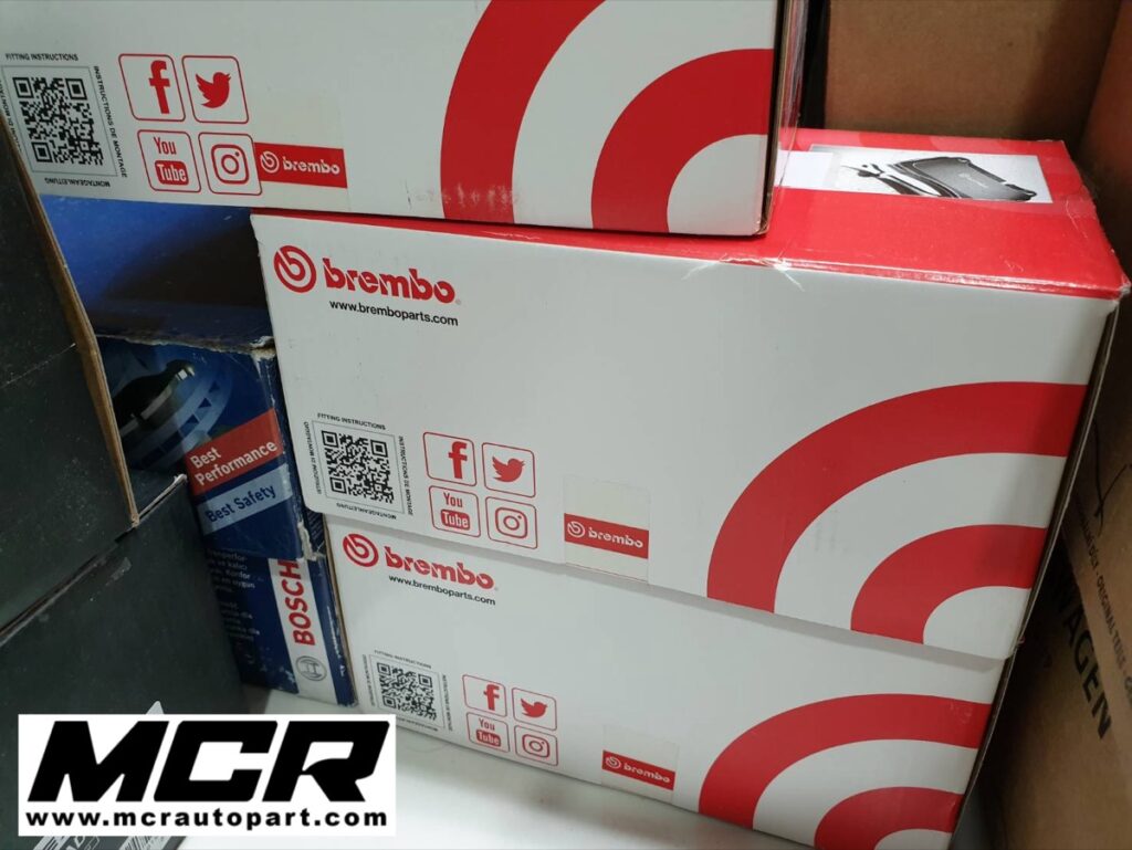 ผ้าเบรค Brembo สำหรับ Porsche อะไหล่แท้ จาก MCR Autoparts