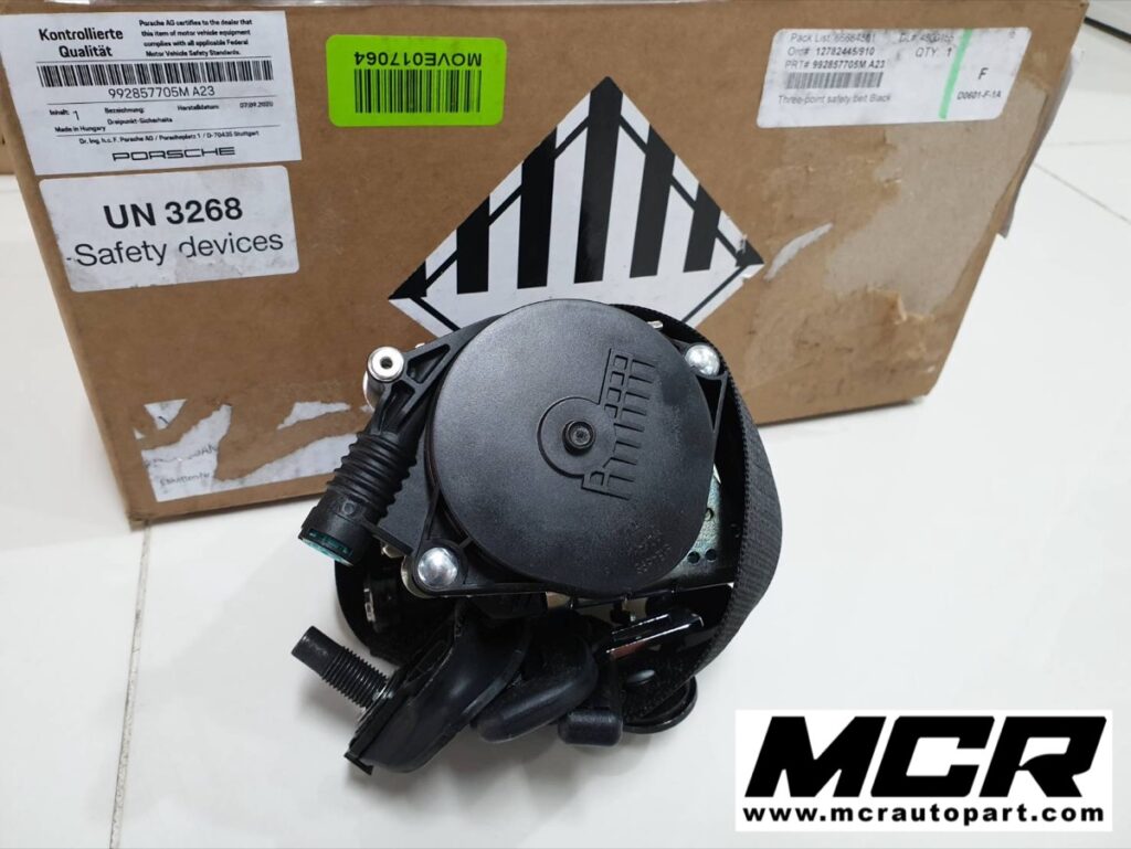 Seat Belt Porsche Carrera 992 2020 model อะไหล่แท้ จาก MCR Autoparts