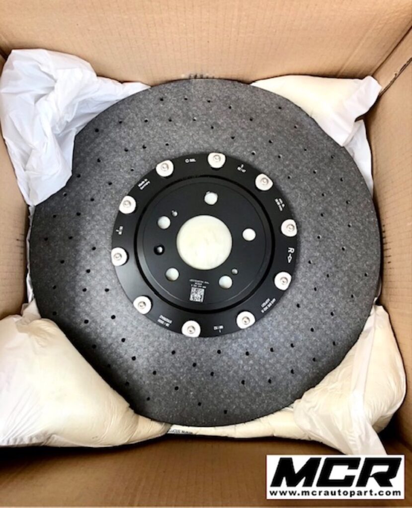 จานเบรคหน้า Ceramic Audi RS6 อะไหล่แท้ จาก MCR Autoparts