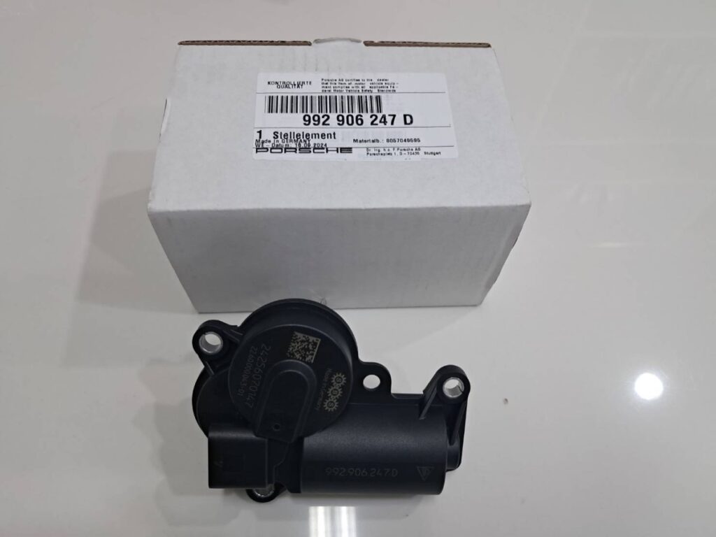 มอเตอร์ท่อไอเสีย Porsche 992 อะไหล่แท้ จาก MCR Autoparts